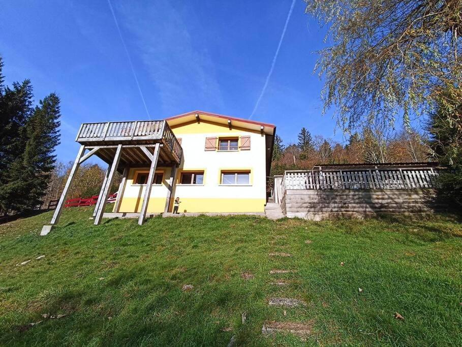 Maison De Montagne Vue Magnifique Ventron Exteriér fotografie