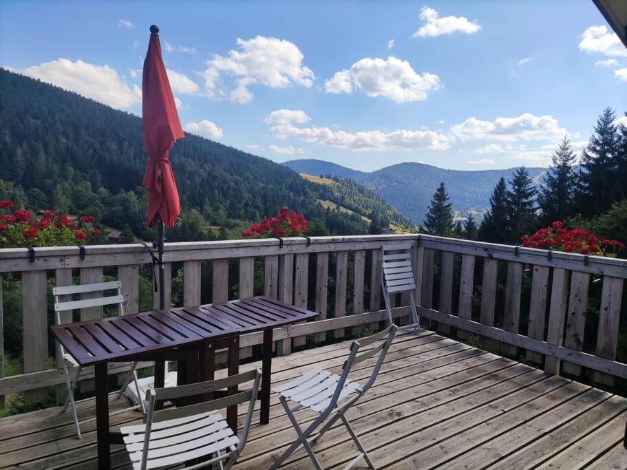 Maison De Montagne Vue Magnifique Ventron Exteriér fotografie