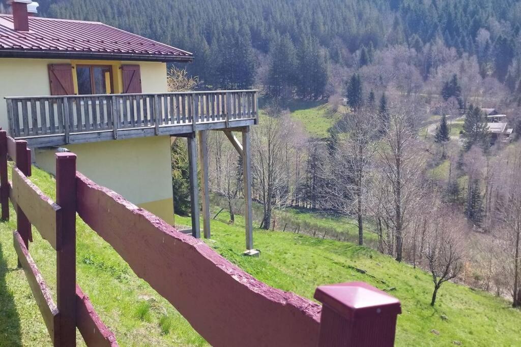 Maison De Montagne Vue Magnifique Ventron Exteriér fotografie