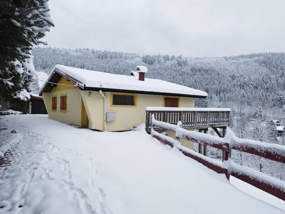 Maison De Montagne Vue Magnifique Ventron Exteriér fotografie