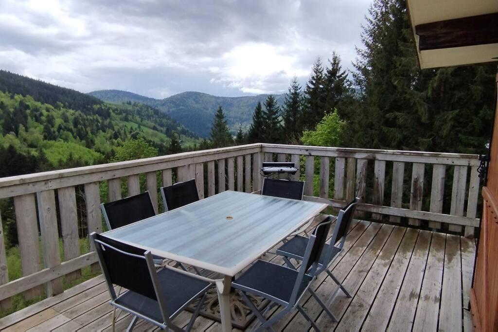 Maison De Montagne Vue Magnifique Ventron Exteriér fotografie